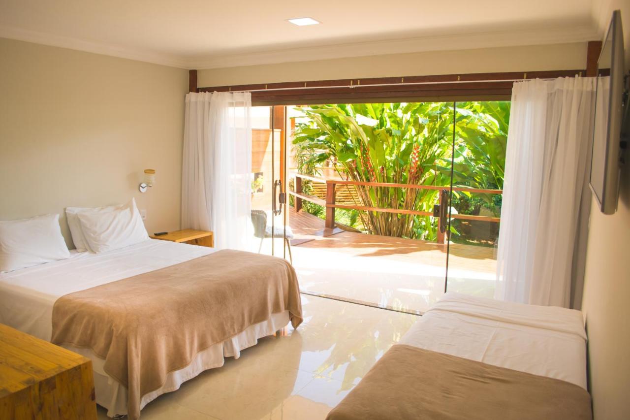 Quarto Quádruplo com Vista do Jardim